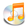 iTunes 7 Orange Icon 96x96 png